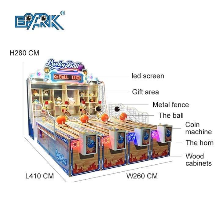 Lucky Ball 4 Players Carnival Game
