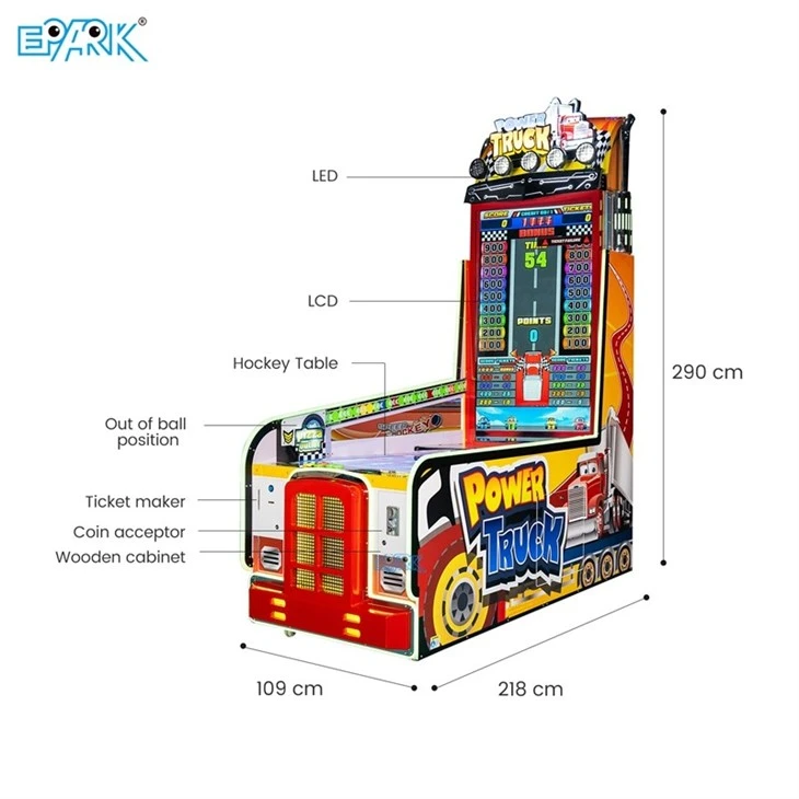 Power Truck Redemption Game Machine factory