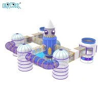 Space Rocket Soft Play Set: Playground Ġewwa Divertenti Għat-Tfal 3-12